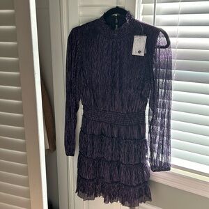 I state sparky purple dress, size small